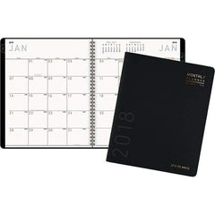 AT-A-GLANCE - 48 Sheet, 8-7/8 x 11", Monthly Planner - Black - Industrial Tool & Supply