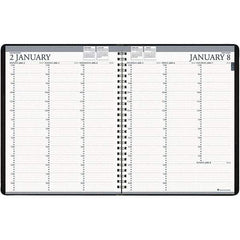 House of Doolittle - 104 Sheet, 8-1/2 x 11", Weekly Planner - Blue - Industrial Tool & Supply