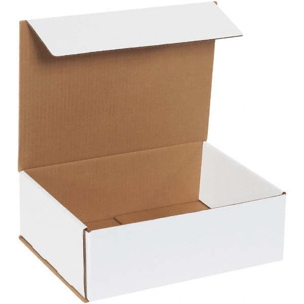 Made in USA - Pack of (50), 9" Wide x 12" Long x 4" High Corrugated Shipping Boxes - Industrial Tool & Supply