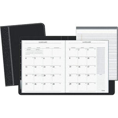 AT-A-GLANCE - 24 Sheet, 9 x 11", Monthly Padfolio - Black & White - Industrial Tool & Supply