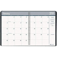 House of Doolittle - 24 Sheet, 8-1/2 x 11", Monthly Planner - Blue - Industrial Tool & Supply