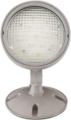 Philips - 1 Head, 3.6V, Thermoplastic, LED Emergency Light - 2 Watts, 7" Long x 7" High x 7" Wide, Battery Not Included - Industrial Tool & Supply