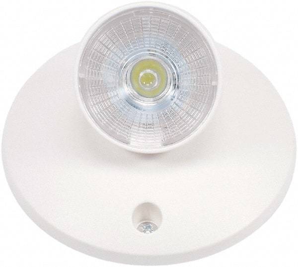 Philips - 1 Head, 3.6V, Thermoplastic, LED Emergency Light - 2 Watts, 4" Long x 4" High x 7" Wide, Battery Not Included - Industrial Tool & Supply