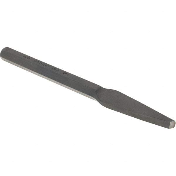 Mayhew - 5-3/4" OAL x 1/4" Blade Width Half Round Nose Chisel - Industrial Tool & Supply