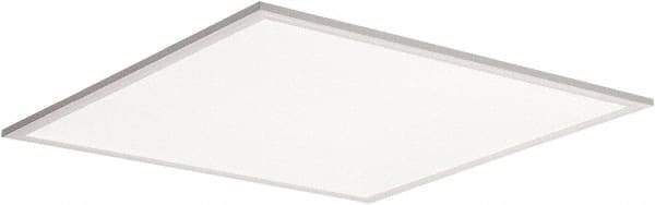 Philips - 0 Lamps, 33 Watts, 3,800 Lumens, 2' x 2', 3,500°K, Electronic Ballast LED Lamp Troffer - 120 to 277 Volt, Dimmable, Acrylic Diffuser, Aluminum Troffer - Industrial Tool & Supply