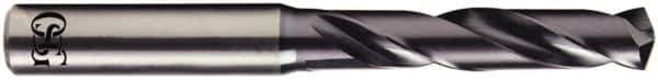 OSG - 2.7mm 140° Solid Carbide Jobber Drill - WD1 Finish, Right Hand Cut, Spiral Flute, Straight Shank, 56mm OAL - Industrial Tool & Supply