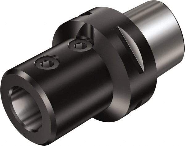 Sandvik Coromant - C8;16 System Size, Modular Tool Holding System Adapter - 80mm Projection, 36mm Body Diam, 128mm OAL, Through Coolant - Exact Industrial Supply