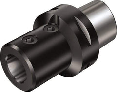 Sandvik Coromant - C8;16 System Size, Modular Tool Holding System Adapter - 80mm Projection, 36mm Body Diam, 128mm OAL, Through Coolant - Exact Industrial Supply