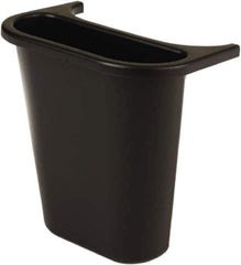 Rubbermaid - 14 Qt Black Rectangle Recycling Container - 297mm High x 269.24mm Long x 185.42mm Wide - Industrial Tool & Supply