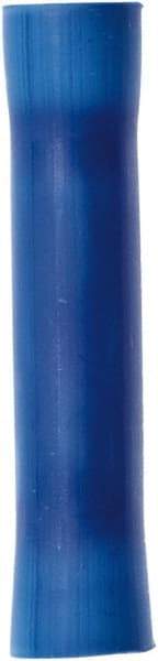 3M - 22 to 18 AWG Compatible, Vinyl Fully Insulated, Crimp-On Butt Splice Terminal - Copper Contacts, 1/4" OAL, Red - Industrial Tool & Supply