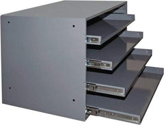 Durham - 4 Drawer, Small Parts Heavy Duty Bearing Slide Rack Cabinet - 15-3/4" Deep x 20" Wide - Industrial Tool & Supply