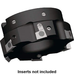 Kennametal - 16 Inserts, 250mm Cut Diam, 60mm Arbor Diam, 9.5mm Max Depth of Cut, Indexable Square-Shoulder Face Mill - 0/90° Lead Angle, 63mm High, BGHX 15L5... Insert Compatibility, Series Fix-Perfect - Industrial Tool & Supply