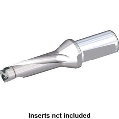 Kennametal - 159mm Max Drill Depth, 3xD, 54mm Diam, Indexable Insert Drill - 2 Inserts, 40mm Shank Diam, Whistle Notch Shank - Industrial Tool & Supply