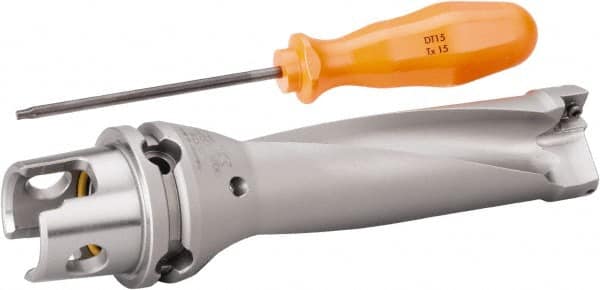 Kennametal - 76.2mm Max Drill Depth, 3xD, 25.4mm Diam, Indexable Insert Drill - Industrial Tool & Supply