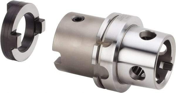 Kennametal - Series HTS, Head Connection 50, 100mm Shank Diam, Drill Body - 76.95mm Drill Body Length to Flange, KM Toolholder, 80mm Nose Diam, 155.85mm OAL, 90mm Drill Body Length, Modular Connection, Through Coolant - Industrial Tool & Supply