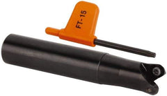 Kennametal - 20mm Cutting Diam, 20mm Shank Diam, 0.7874" Max Depth of Cut, Straight Shank Indexable Copy End Mill - 2 Inserts, RD.X 1003.. Insert - Industrial Tool & Supply