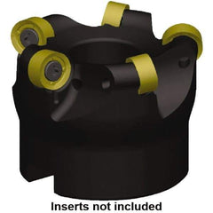 Kennametal - 63mm Cut Diam, 5mm Max Depth, 22mm Arbor Hole, 7 Inserts, RN.J 10T3... Insert Style, Indexable Copy Face Mill - KDR Cutter Style, 50mm High, Series Rodeka - Industrial Tool & Supply