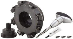 Kennametal - 160mm Cut Diam, 10mm Max Depth, 40mm Arbor Hole, 8 Inserts, RCGX 2006... Insert Style, Indexable Copy Face Mill - KSRM Cutter Style, 12,100 Max RPM, 63mm High, Through Coolant, Series Beyond Blast KSRM - Industrial Tool & Supply