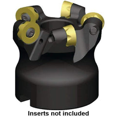 Kennametal - 54mm Cut Diam, 6mm Max Depth, 27mm Arbor Hole, 6 Inserts, RP.T 1204... Insert Style, Indexable Copy Face Mill - KSRM Cutter Style, 30,200 Max RPM, 50mm High, Through Coolant, Series KSRM - Industrial Tool & Supply