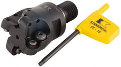 Kennametal - 35mm Cutting Diam, 1.378" Max Depth of Cut, Modular Connection Indexable Copy End Mill - 4 Inserts, RD.X 1003.. Insert - Industrial Tool & Supply