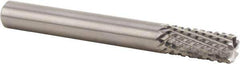 Kennametal - 1/4" Diam, 3/4" LOC, Burr End, Solid Carbide Diamond Pattern Router Bit - Right Hand Cut, 2-1/2" OAL, 1/4" Shank Diam, Use on Composites, Fiberglass - Industrial Tool & Supply