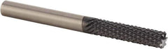 Kennametal - 10mm Diam, Burr End, Solid Carbide Diamond Pattern Router Bit - Right Hand Cut, 3-15/16" OAL, Use on Composites, Fiberglass - Industrial Tool & Supply
