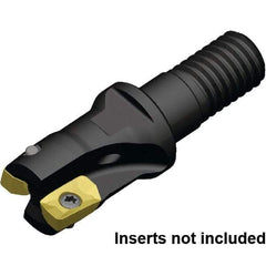 Kennametal - 11.87mm Cut Diam, 6.96mm Max Depth of Cut, 20mm OAL, Indexable Square Shoulder End Mill - EDPT 0703.. Inserts, M8 Modular Connection, Through Coolant, Series Mill 1-07 - Industrial Tool & Supply