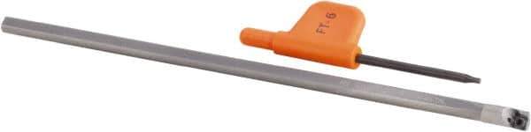 Kennametal - 6.91mm Min Bore Diam, 150mm OAL, 6mm Shank Diam, E-SCLD Indexable Boring Bar - CD.. S4T002 Insert, Screw Holding Method - Industrial Tool & Supply