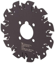 Kennametal - Arbor Hole Connection, 0.089" Cutting Width, 1-3/8" Depth of Cut, 5" Cutter Diam, 1-1/4" Hole Diam, 11 Tooth Indexable Slotting Cutter - KVNS Toolholder, OD 2087.. Insert - Industrial Tool & Supply