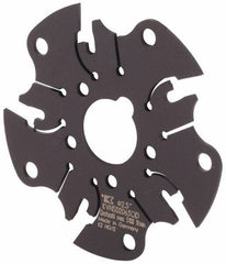 Kennametal - Arbor Hole Connection, 1/16" Cutting Width, 5/8" Depth of Cut, 2-1/2" Cutter Diam, 5/8" Hole Diam, 5 Tooth Indexable Slotting Cutter - KVNS Toolholder, OD 1063.. Insert - Industrial Tool & Supply