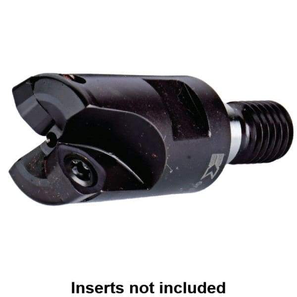 Kennametal - 32mm Cut Diam, 0.0591" Max Depth, M16 Modular Connection Indexable High-Feed End Mill - Screw Holding Method, WP..06X4.. Insert, Through Coolant - Industrial Tool & Supply