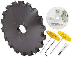 Kennametal - Arbor Hole Connection, 0.709" Cutting Width, 4.516" Depth of Cut, 12" Cutter Diam, 2" Hole Diam, 18 Tooth Indexable Slotting Cutter - KSSS Toolholder, SD.. 43.. Insert, Neutral Cutting Direction - Industrial Tool & Supply