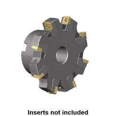 Kennametal - Shell Mount Connection, 0.461" Cutting Width, 1.2563" Depth of Cut, 125mm Cutter Diam, 1.2598" Hole Diam, 8 Tooth Indexable Slotting Cutter - KSSM Toolholder, SD.T 1204.. Insert, Right Hand Cutting Direction - Industrial Tool & Supply
