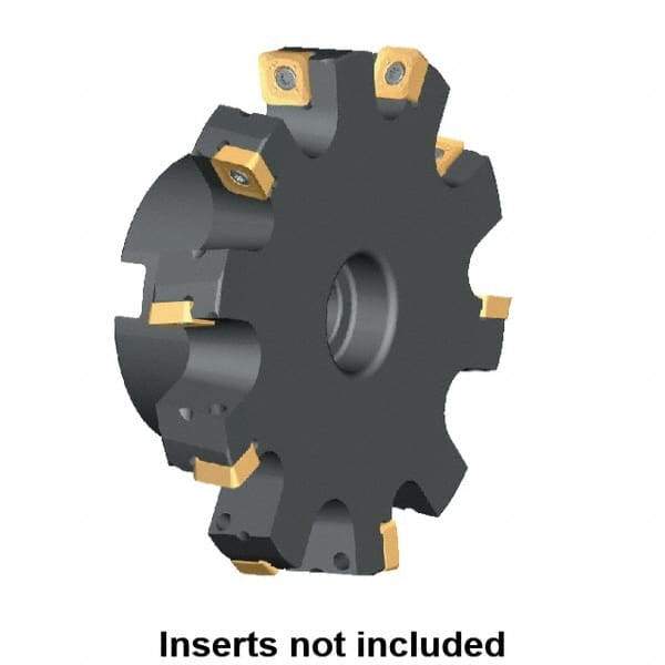 Kennametal - Shell Mount Connection, 1.2535" Depth of Cut, 125mm Cutter Diam, 1.2598" Hole Diam, 12 Tooth Indexable Slotting Cutter - KSSS Toolholder, SP.T 10T3.. Insert - Industrial Tool & Supply