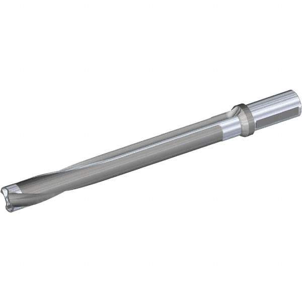 Kennametal - Series KSEM Plus, Head Connection FDS28, 8xD, 1-1/2" Shank Diam, Drill Body - SSF Toolholder, 26.49mm Nose Diam, 378.26mm OAL, 283.01mm Drill Body Length, 226.01mm Flute Length, Weldon Flat Shank, Through Coolant - Industrial Tool & Supply
