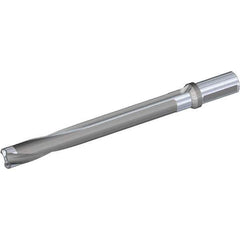 Kennametal - Series KSEM Plus, Head Connection FDS28, 8xD, 1-1/2" Shank Diam, Drill Body - SSF Toolholder, 26.49mm Nose Diam, 378.26mm OAL, 283.01mm Drill Body Length, 226.01mm Flute Length, Weldon Flat Shank, Through Coolant - Industrial Tool & Supply