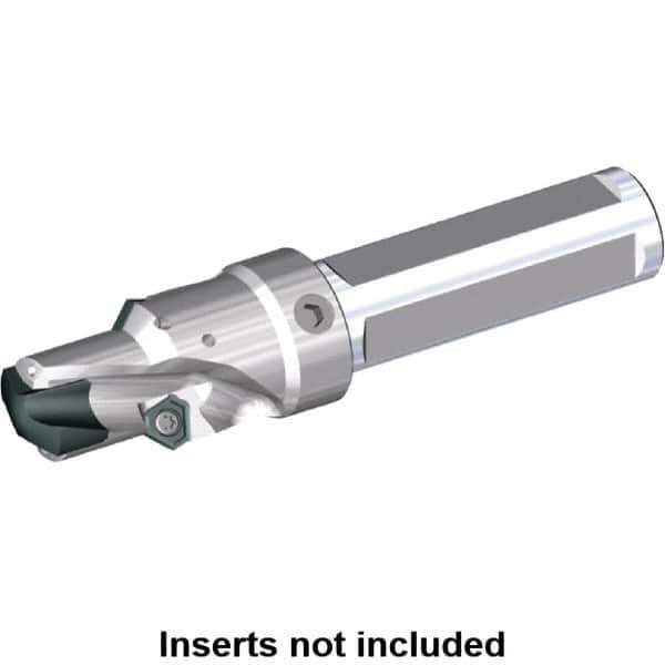 Kennametal - 15.88 to 18mm Diam, 1xD, 18mm Max Depth, 3/4" Shank Diam, 107.95mm OAL, Replaceable Tip Drill - KSEM0625, TPGX 1102ZPR Insert, 1 Seat Size, KSEM Toolholder, Series KSEM Chamfer - Industrial Tool & Supply