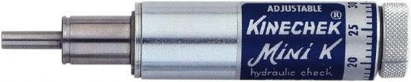 Deschner - 1/2" Stroke Length, 2.5 Lb Min Operating Force, Extra Fast Linear Motion Speed Controller - 4.22" OAL, 400 Max psi, 135°F Max - Industrial Tool & Supply