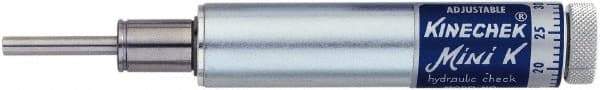 Deschner - 1" Stroke Length, 2.5 Lb Min Operating Force, Fast Linear Motion Speed Controller - 5.72" OAL, 400 Max psi, 135°F Max - Industrial Tool & Supply
