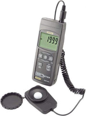 General - AA Batteries, 10,000 FC, LCD Display, Light Meter - 2 Accuracy, Compatible with All Visible Light Lighting, SD Card - Industrial Tool & Supply