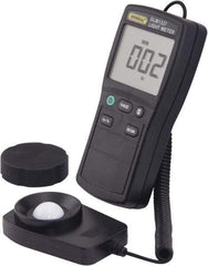 General - AAA Batteries, 2,000 FC, LCD Display, Silicone Photodiode, Light Meter - 3 Accuracy, Compatible with All Visible Light Lighting, Built In Memory - Industrial Tool & Supply