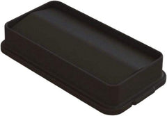 O-Cedar - Rectangle Lid for Use with 23 Gal Rectangular Trash Cans - Black, Plastic, For O-Cedar 6823 - Industrial Tool & Supply