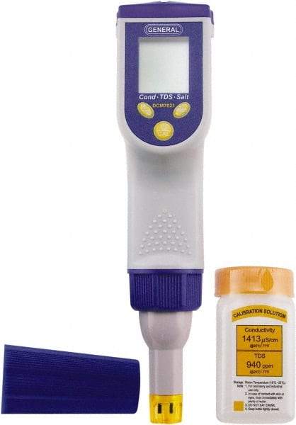 General - Conductivity/TDS/Salinity/Temp Meter - 32 to 194°F - Industrial Tool & Supply