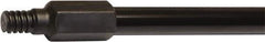 O-Cedar - 60 x 1" Metal Squeegee Handle - Threaded Connection, Black - Industrial Tool & Supply