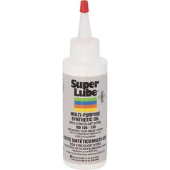 Synco Chemical - 4 oz Bottle Synthetic with PTFE Lubricant - Translucent White, -45°F to 450°F, Food Grade - Industrial Tool & Supply