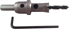 Disston - 11/16" Diam, 3/16" Cutting Depth, Hole Saw - Carbide-Tipped Saw, Toothed Edge - Industrial Tool & Supply