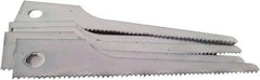 Disston - 3" Long x 1/2" Thick, Bi-Metal Reciprocating Saw Blade - Straight Profile, 18 TPI, Toothed Edge, Universal Shank - Industrial Tool & Supply