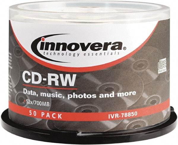 innovera - CD-RW Discs - Industrial Tool & Supply