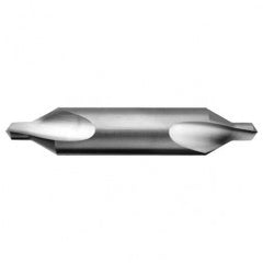#6 × 3″ OAL 60 Degree HSS Plain Center Drill Bright - Industrial Tool & Supply
