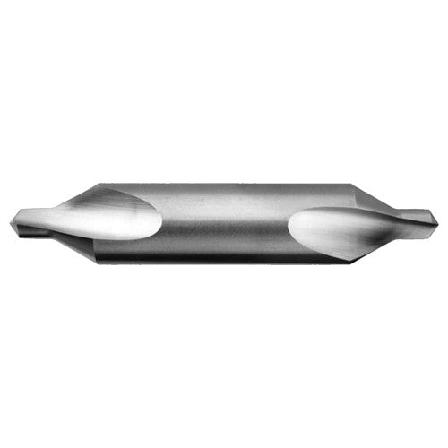 ‎#5 × 2-3/4″ OAL 60 Degree HSS Plain Center Drill Bright - Exact Industrial Supply